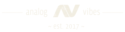 analogvibes website header